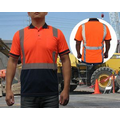 Safety Polo Shirt ANSI Class 2 Neon Orange